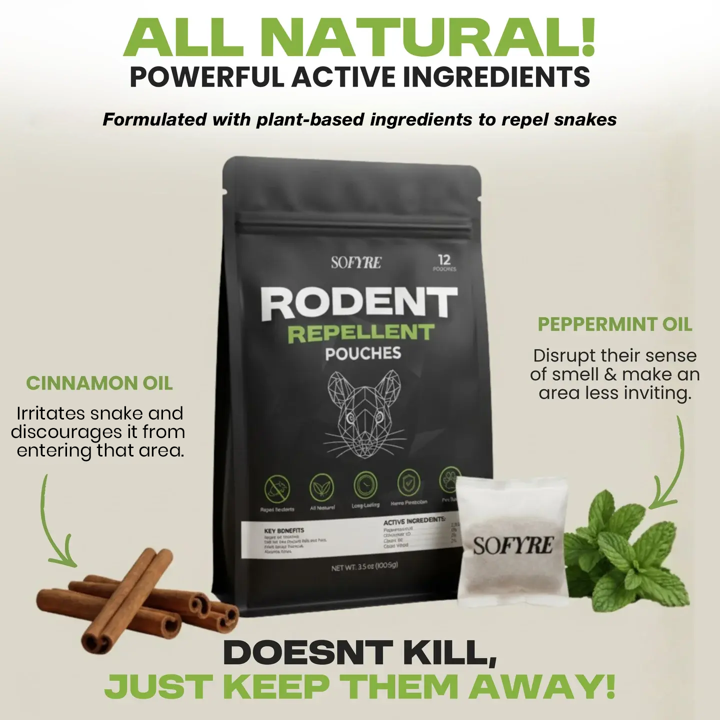 Snake Repellent Pouches