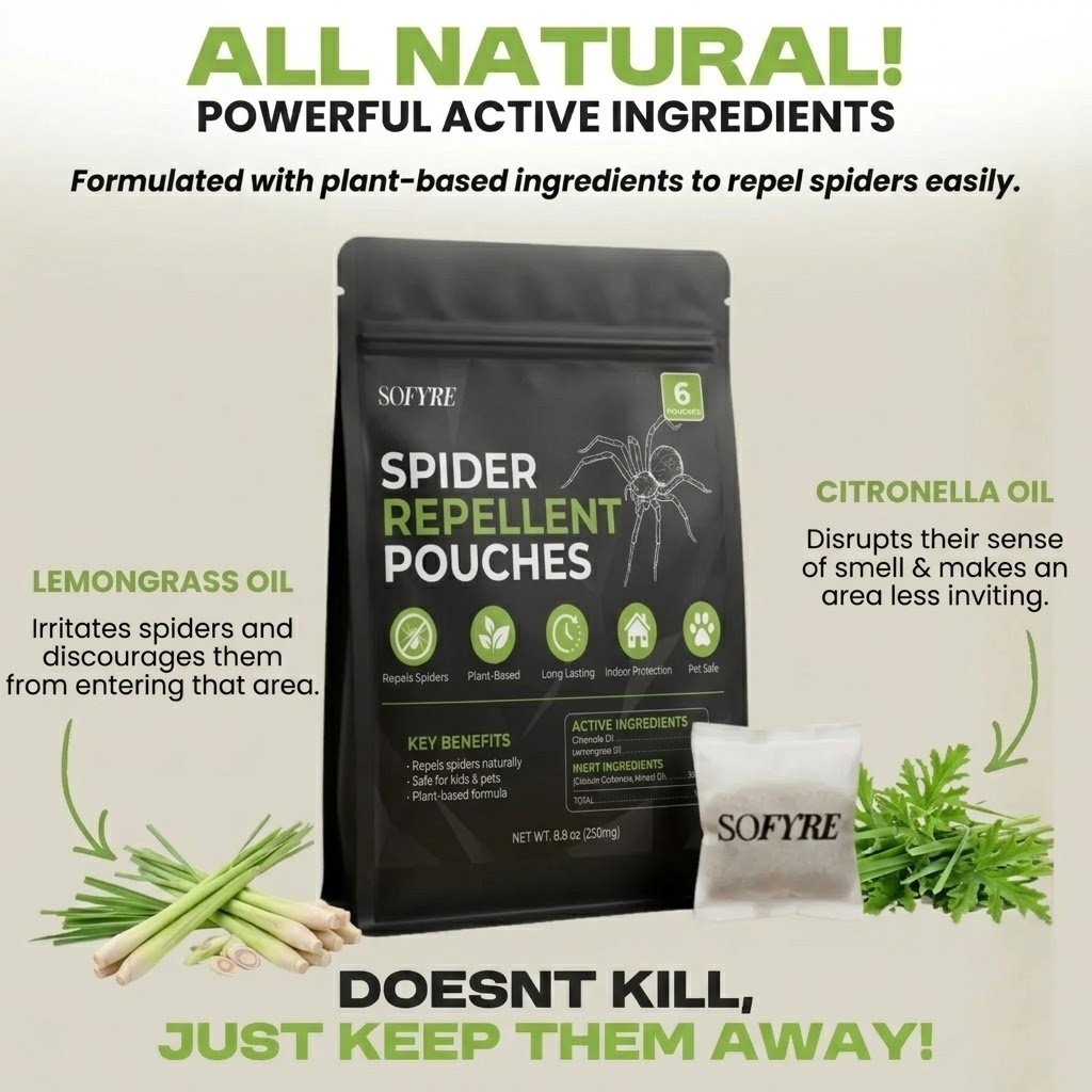 plant safe spider spray Spider Repellent Pouches – SoFyre