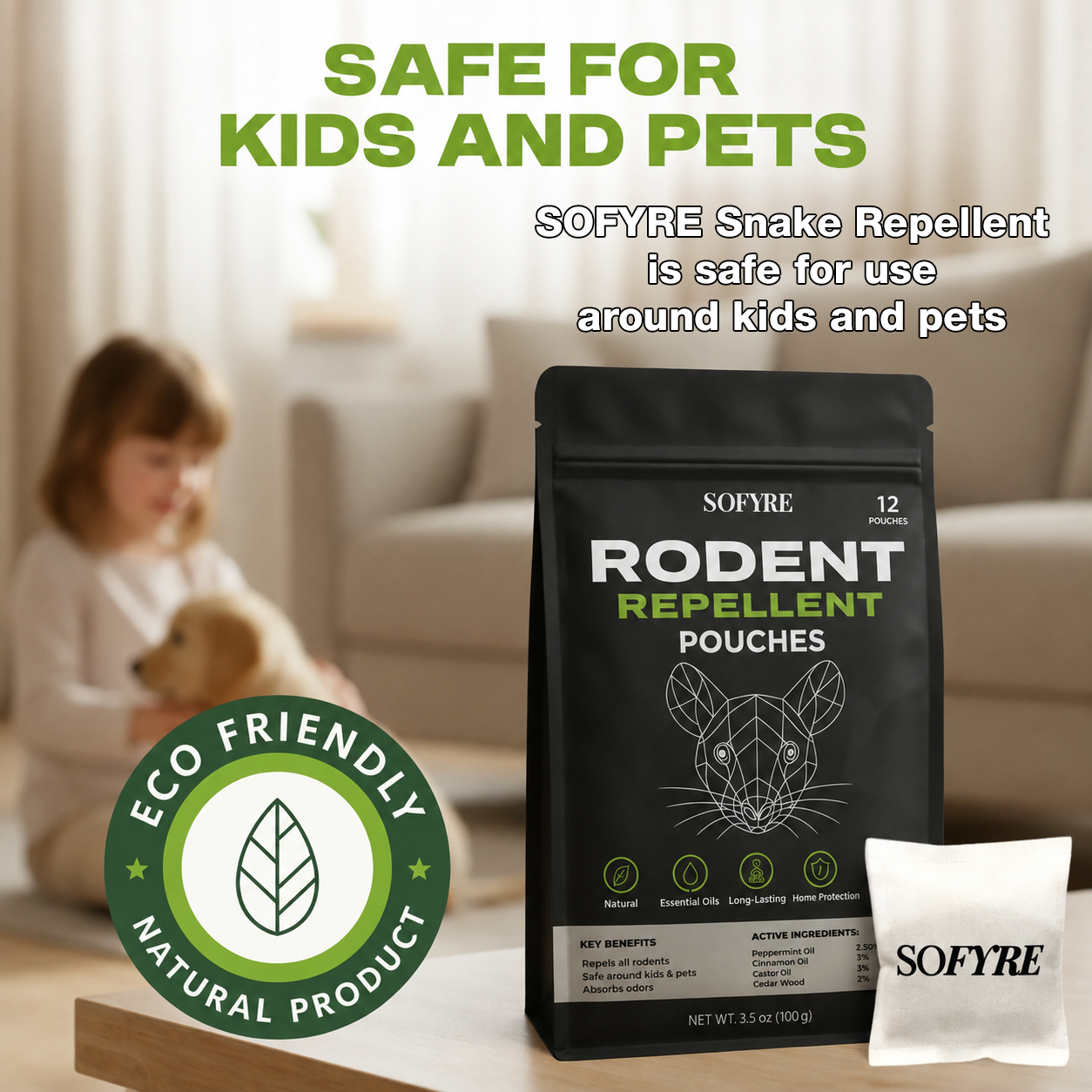 Snake Repellent Pouches