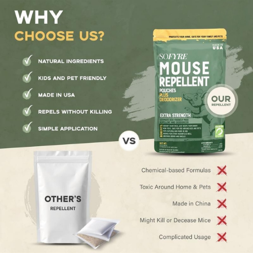 Mouse Repellent Pouches™