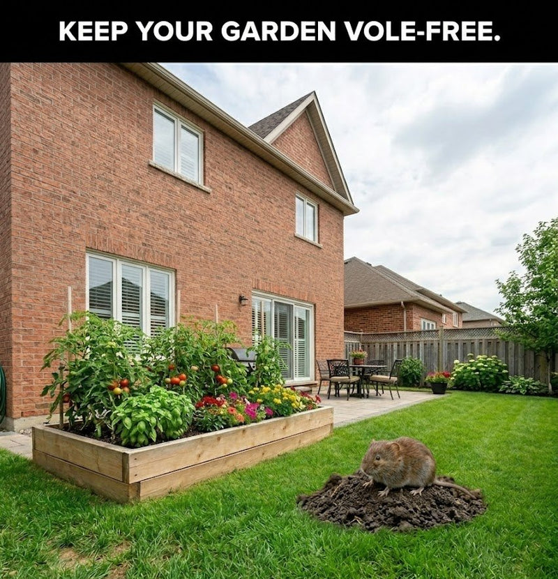 Lasts 3 Months — Even Through Rain & Lawn Sprinklers