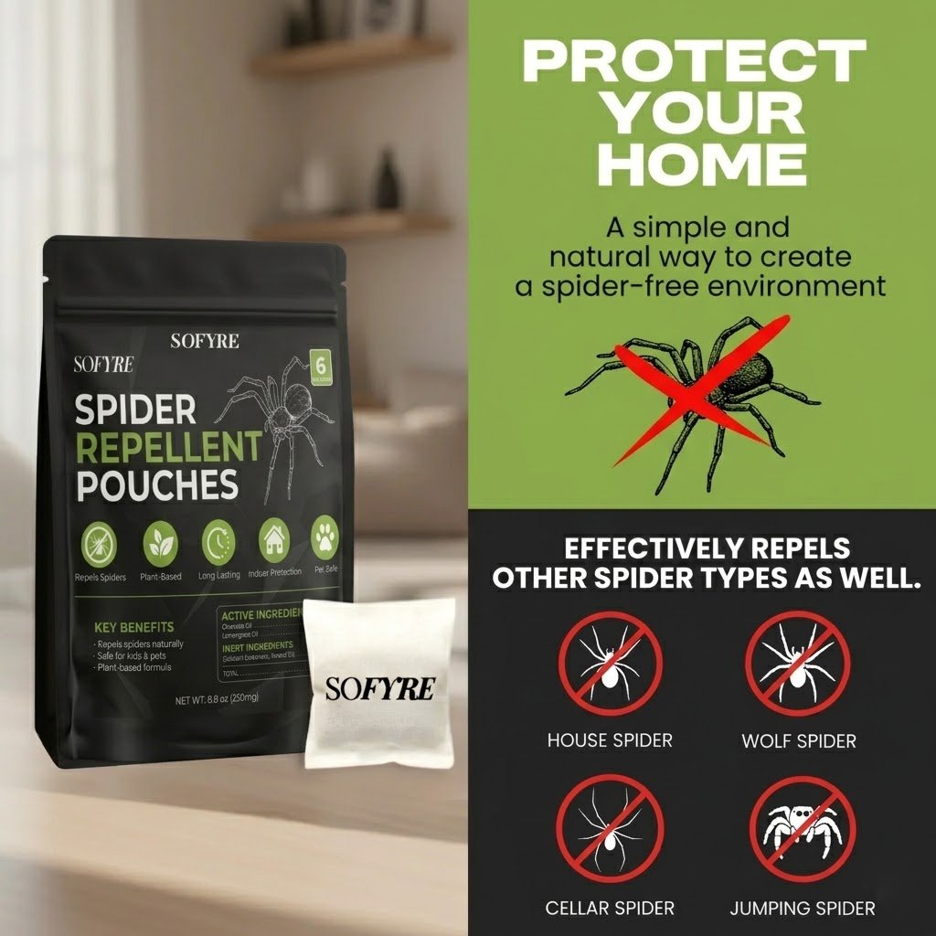 Spider Repellent Pouches