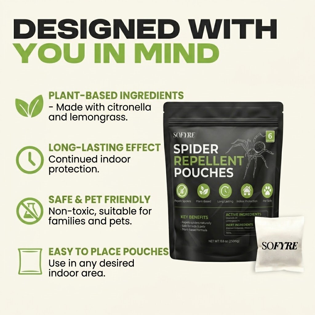 Spider Repellent Pouches