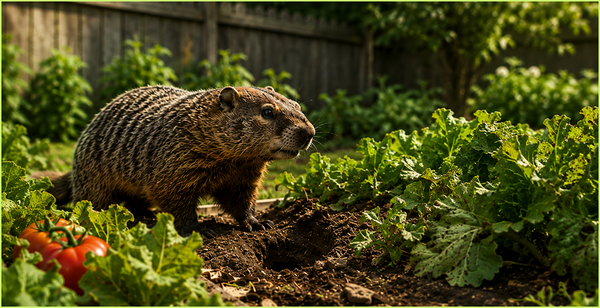 Groundhogs Avoid Treated Areas