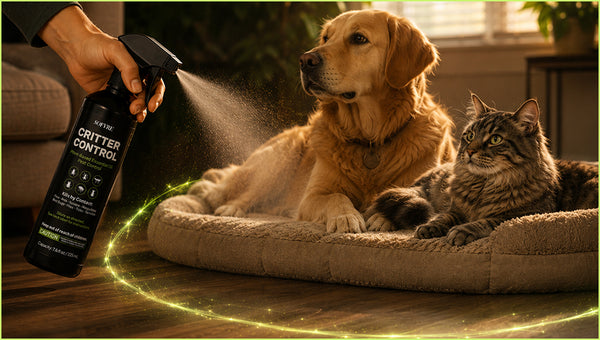 Kills the pests including fleas & ticks Immediately