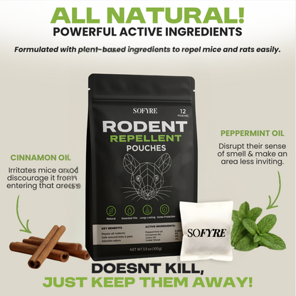 Rodent Repellent Pouches