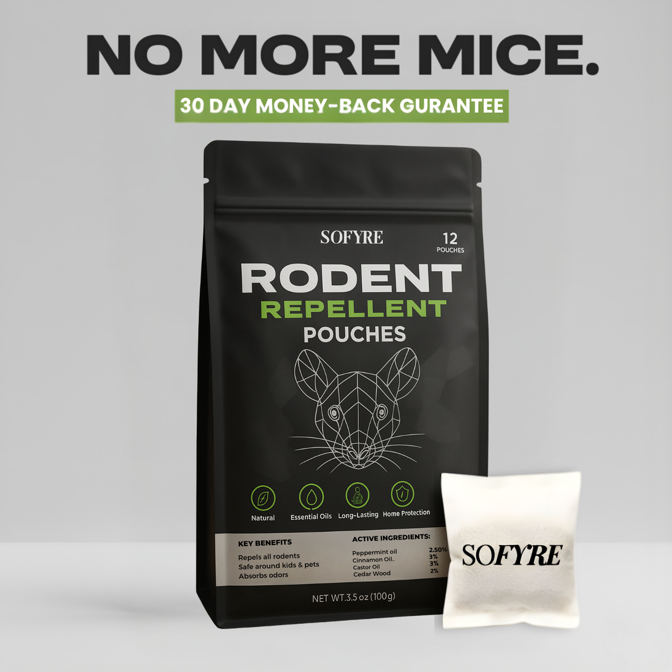 Rodent Repellent Pouches NW TEST