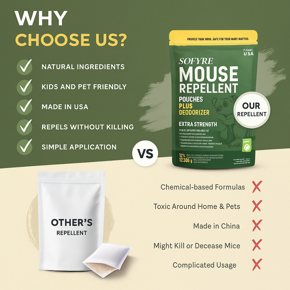 Mouse Repellent Pouches™