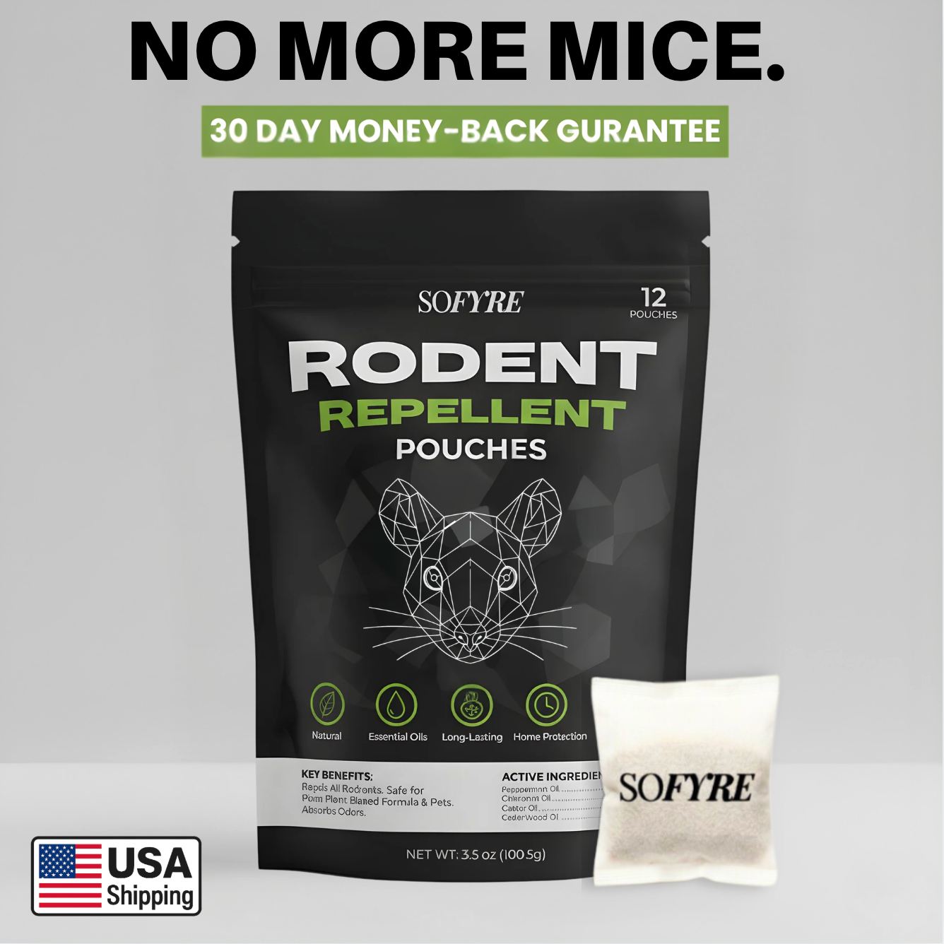 Rodent Repellent Pouches