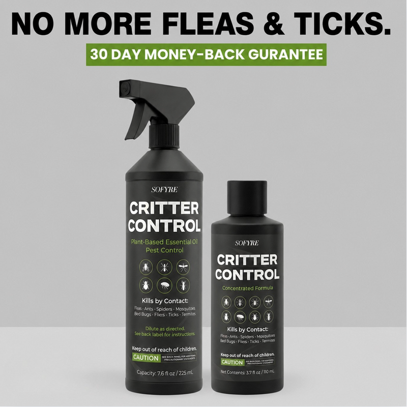Spray Anywhere Fleas & Ticks Wait - And Watch Them Disappear.