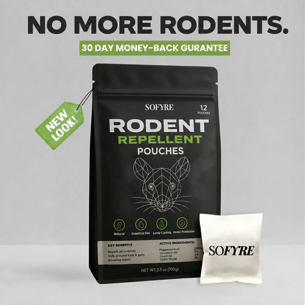 Rodent Repellent Pouches