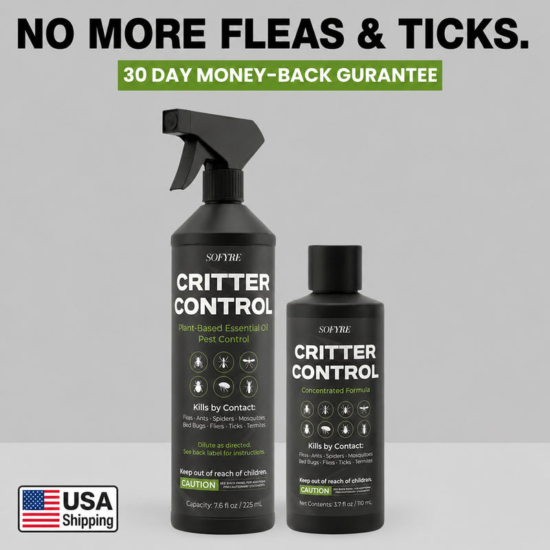 Spray Anywhere Fleas & Ticks Wait - And Watch Them Disappear.