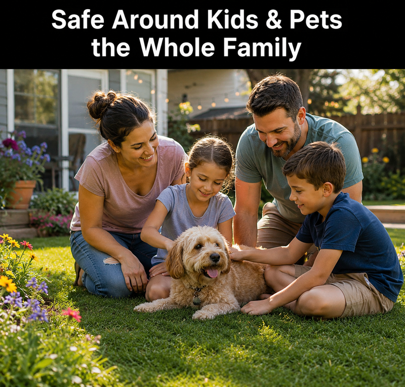 Safe Around Kids, Pets & the Whole Family