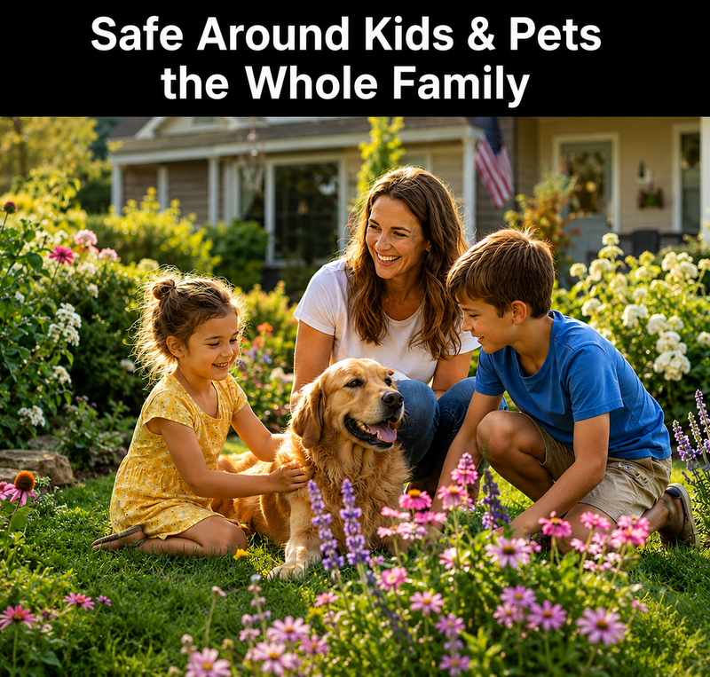 Safe Around Kids, Pets & the Whole Family